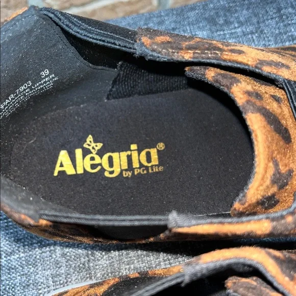 Alegria by PG Lite Posey leopard print slip on sneakers - EU 39 - Picture 9 of 9
